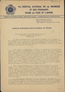 L Union Nationale des Etudiants Bresiliens a l Union Nationale des Etudiants Autrichiens