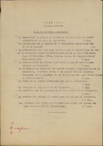 Sommaire No.1 du Bulletin Informatif