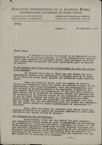 Rencontre Internationale de la Jeunesse Rurale