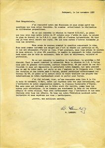 Αλληλογραφία της Νεολαίας ΕΔΑ με την Παγκόσμια Ομοσπονδία Δημοκρατικής Νεολαίας (ΠΟΔΝ)