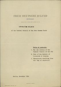 Information Bulletin