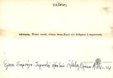 Τέτοιο σκυλί, τέτοια πίττα