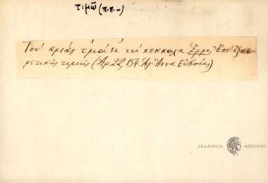 Του κριάς τιμάει τα κόκκαλα