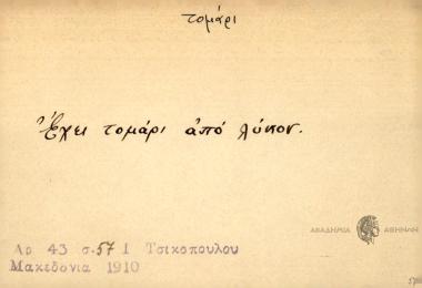 Έχει τομάρι από λύκον