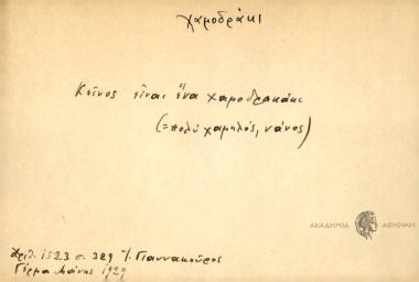 Κείνος είναι ένα χαμοδρακάκι.