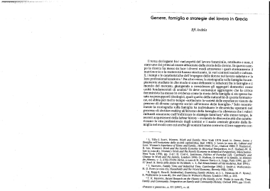 Genere, famiglia e strategie del lavoro in Grecia /  Efi Avdela.