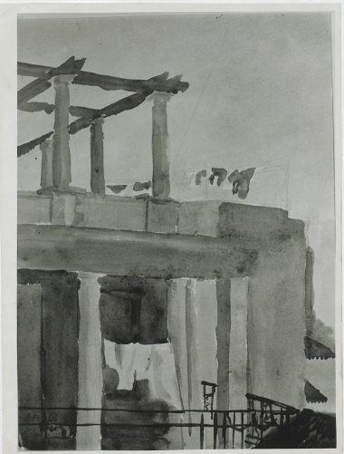 [Φωτογραφίες τριών έργων του Ανδρέα Βουρλούμη] :  [γραφικό υλικό]