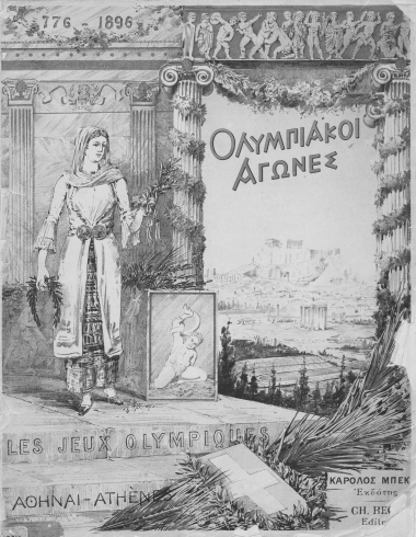 Οι Ολυμπιακοί αγώνες 776 π.Χ.-1896 =  Les Jeux Olympiques 776 av. J.C.-1896 /  Traduction francaise par Leon Olivier.