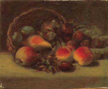ΠΑΝΤΑΖΗΣ Περικλής (1849-1884) “Νεκρή φύση με φρούτα”