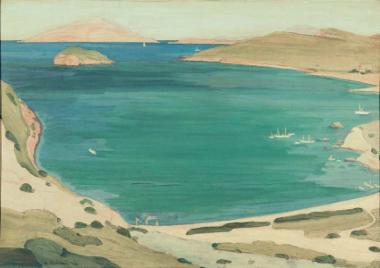 ΓΙΟΛΔΑΣΗΣ Δημήτρης (1897-1993) “Ακτές στο Αιγαίο”, 1923