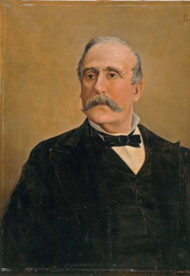 ΠΑΡΘΕΝΗΣ Κωνσταντίνος (1878-1976) “Προσωπογραφία Γεωργίου Αβέρωφ”, 1896