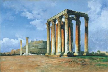 ΛΑΝΤΣΑΣ Βικέντιος (1822-1902) “Στήλες Ολυμπίου Διός”