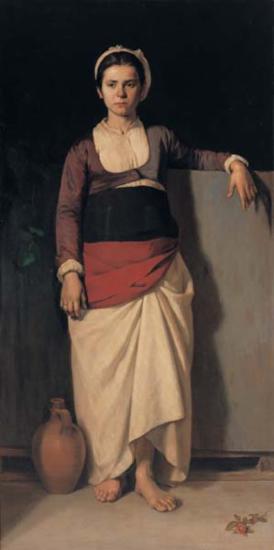 ΒΩΚΟΣ Νικόλαος (1859-1902) “Χωριατοπούλα ή Νεαρή Ελληνίδα”