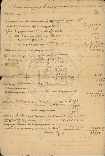 Εκκαθάριος διαχείριση Ιουνίου 1918