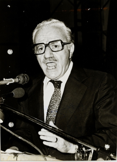 Ο γενικός γραμματέας του ΚΚΕ, Χαρίλαος Φλωράκης