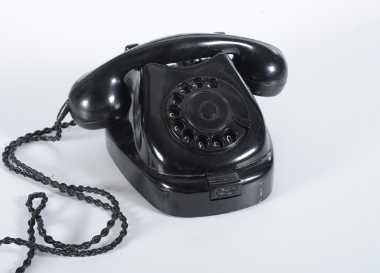 Tesla telephone desk set