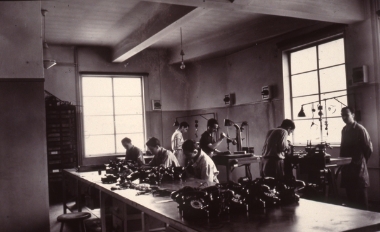 Telephone repair workshop