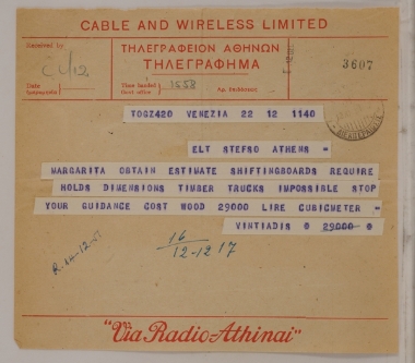 Telegram from Venice
