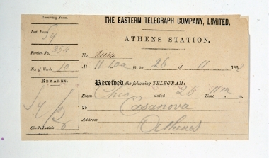 Τηλεγράφημα της Eastern Telegraph