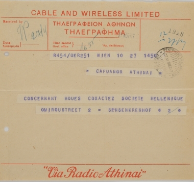 Commercial telegram