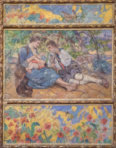 Θηλασμός, λουλούδια, πουλιά