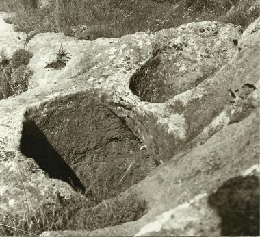 Rock-cut wells at Tritaia