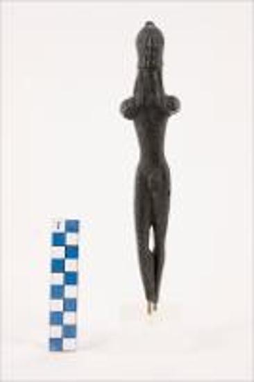 Bronze figurins of a warrior