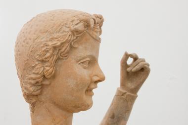 Clay satyr from Kallion