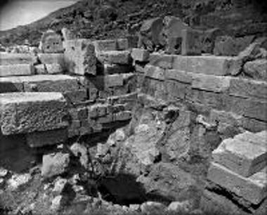 The adyton of the temple of Apollo