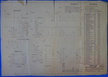 Brake and handbrake drawing