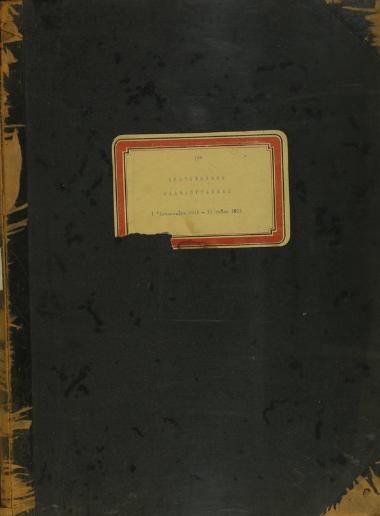 Correspondence Protocol 1911 - 1912