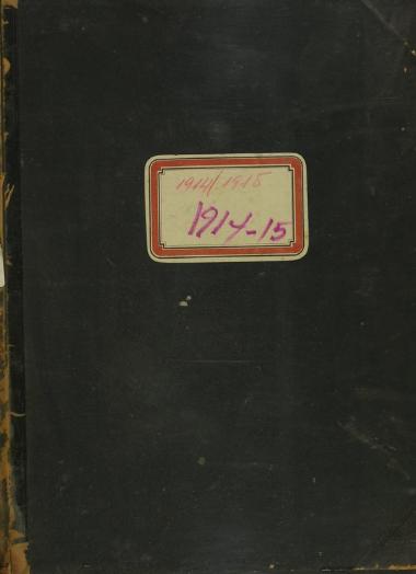 Correspondence Protocol 1914 - 1915