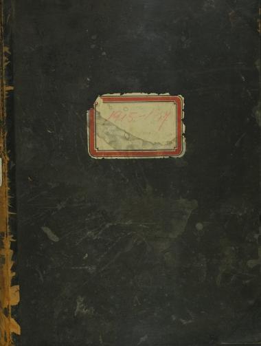 Correspondence Protocol 1915 - 1917