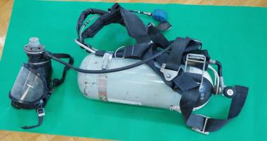 Φιάλη οξυγόνου και μάσκα