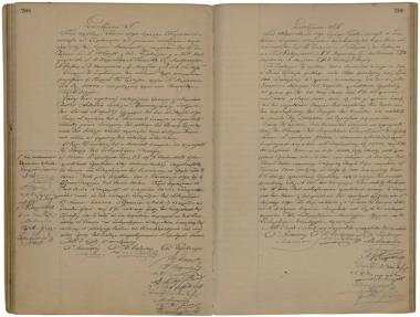 Volume No. 6 of the Minutes of the General Council of the National Bank from August 26, 1881 to December 19, 1892