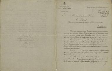 Letter from Lloyd to Stephen Straight