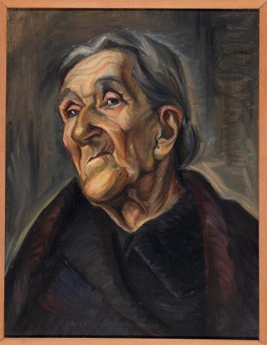 Head of an old woman