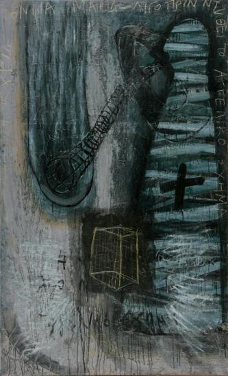 Mrs. Anna Maria shortly before dressing up in the angelic form