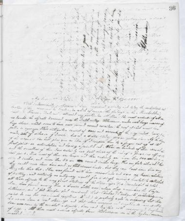 Copy of letter by Schliemann, Heinrich to Günzburg, J. E. 1875