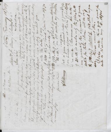 Copy of letter by Schliemann, Heinrich to Krohn, Heinrich Christian, 1884