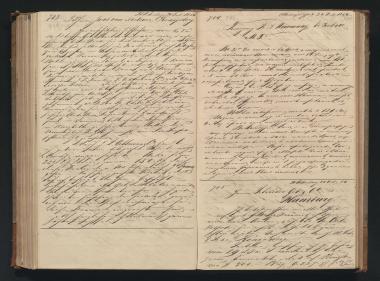 Copy of letter by Schliemann, Heinrich to Adelson, Jacob, 1854