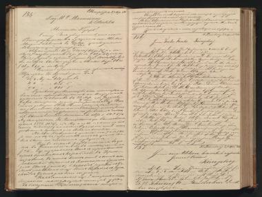 Copy of letter by Schliemann, Heinrich to Adelson, Jacob, 1854