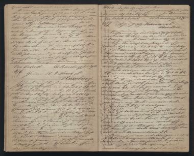 Copy of letter by Schliemann, Heinrich to Merck, H. I. & Co. 1853