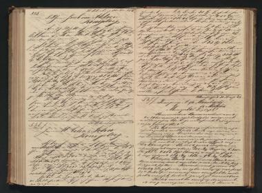 Copy of letter by Schliemann, Heinrich to Adelson, Jacob, 1854