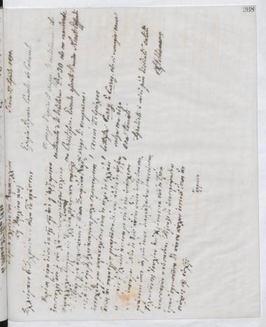 Copy of letter by Schliemann, Heinrich to Caravel, A. de, 1890