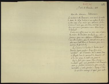 Letter sent by Zoegger, A. to Schliemann, Heinrich, 1886