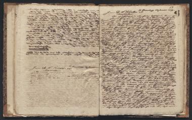 Copy of letter by Schliemann, Heinrich to Schröder, B. H. & Co. 1849