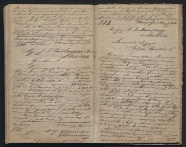Copy of letter by Schliemann, Heinrich to Lepeshkin, Nikolai Vasilyevich, 1853