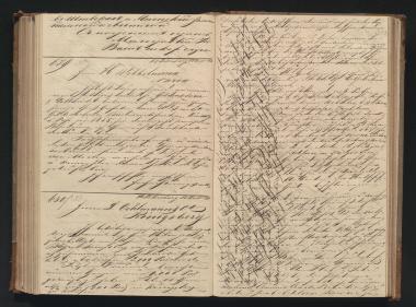 Copy of letter by Schliemann, Heinrich to Wibbelmann, Hermann, 1854