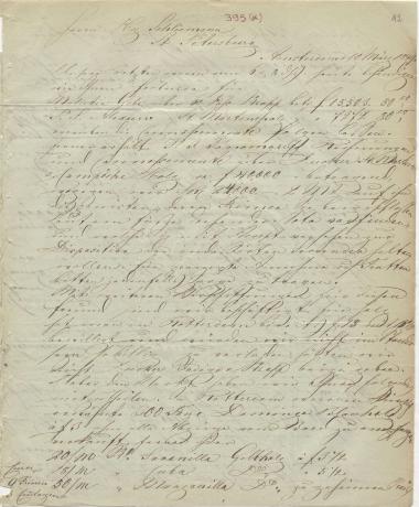 Letter sent by Schröder, B. H. & Co. to Schliemann, Heinrich, 1849